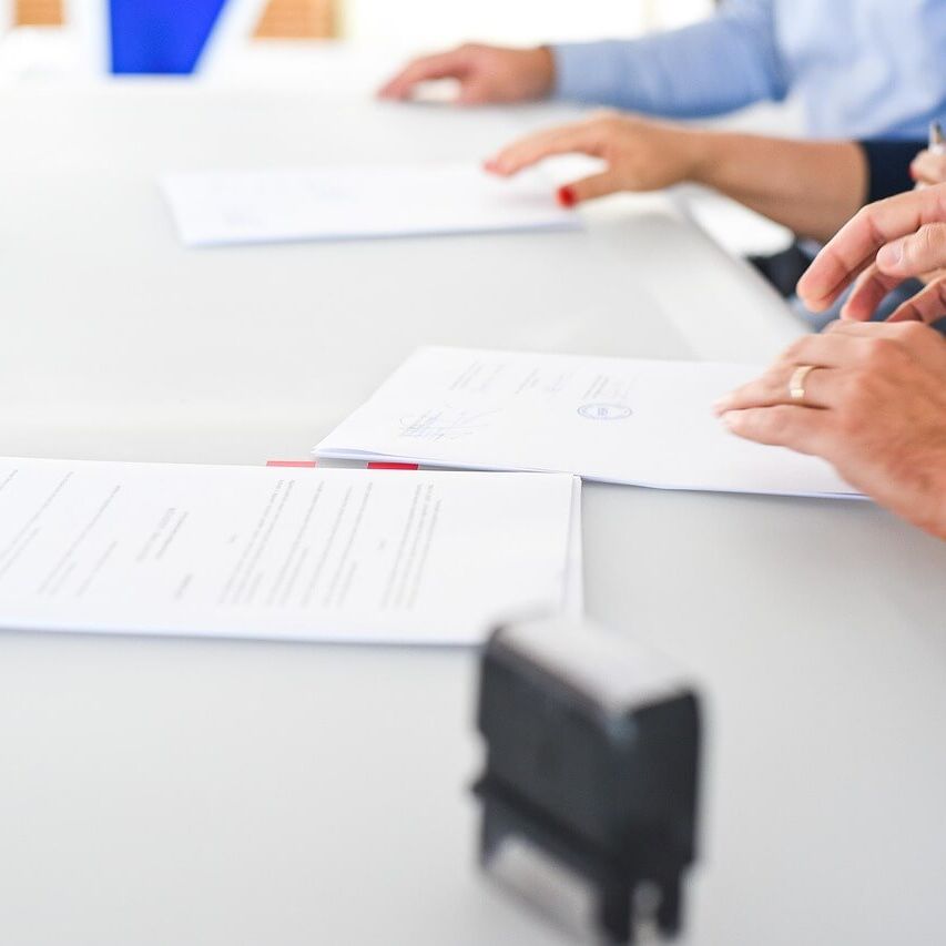 signing agreement